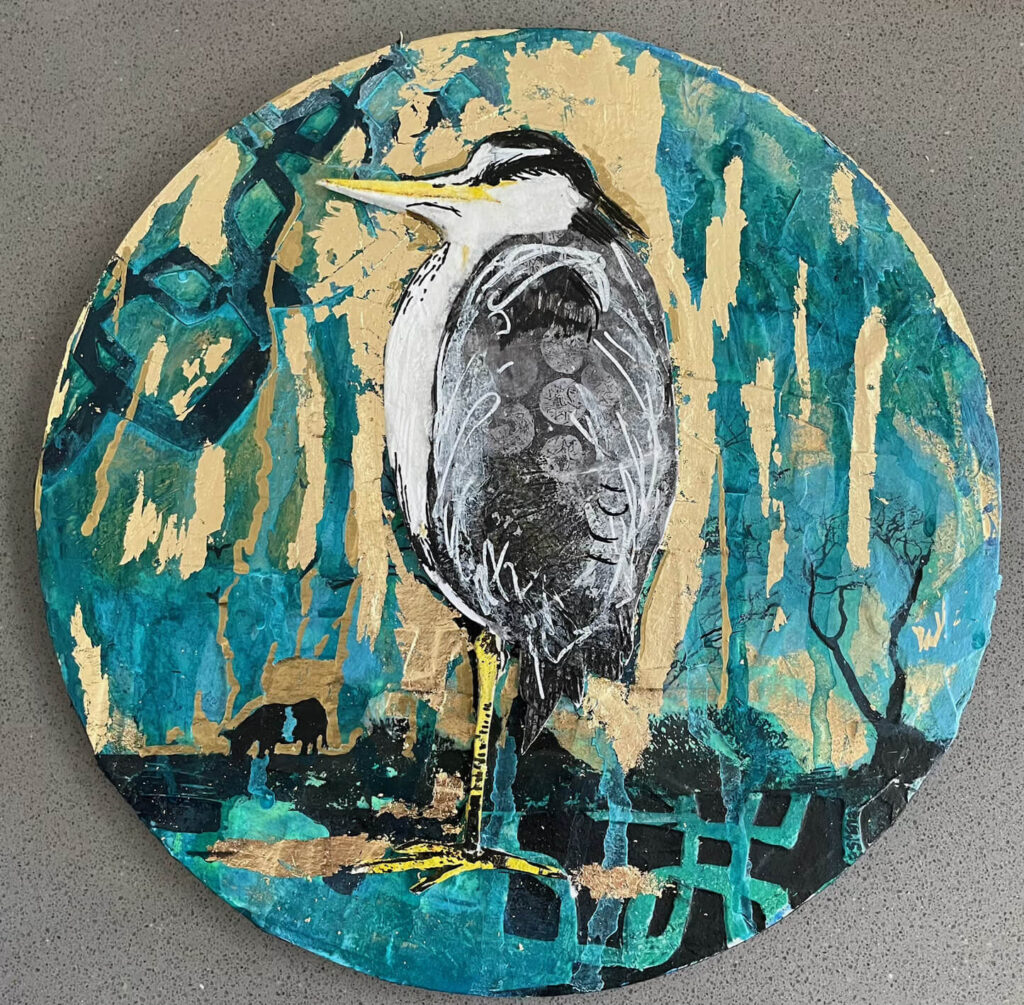 Sitting Heron