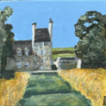 Kellie Castle - Mini Series Acrylic on cradled board Image Size : 5" x 5"      