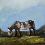 Winter Walk - Medium : Mixed Media Framed : White St Ives style frame Image  Size: 30cm x 30cm &nbsp;