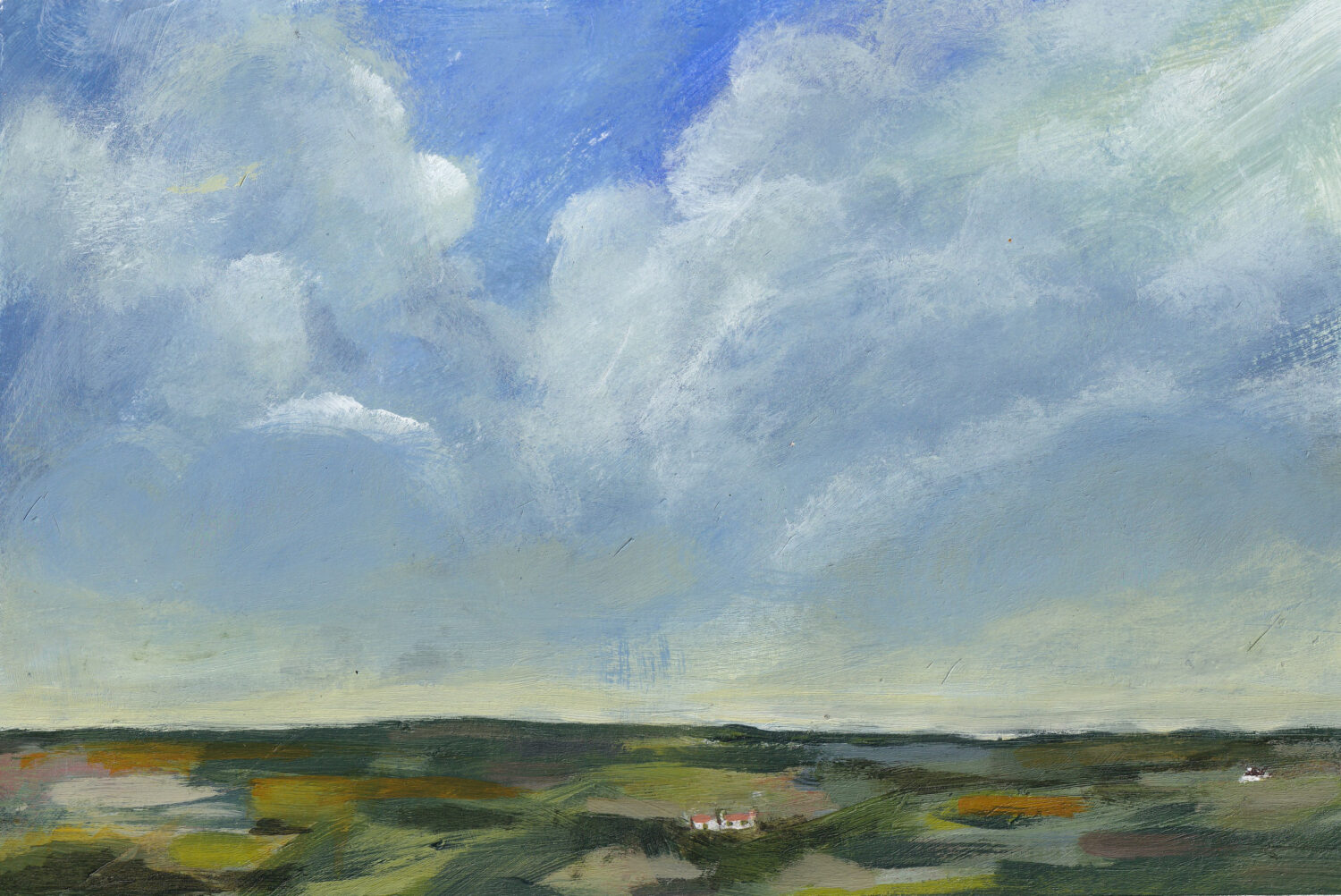 Towards the Estate - Towards the estate Medium : Mixed media on 250mg paper Size : 21cm x 14.8cm Unframed Each original painting comes...